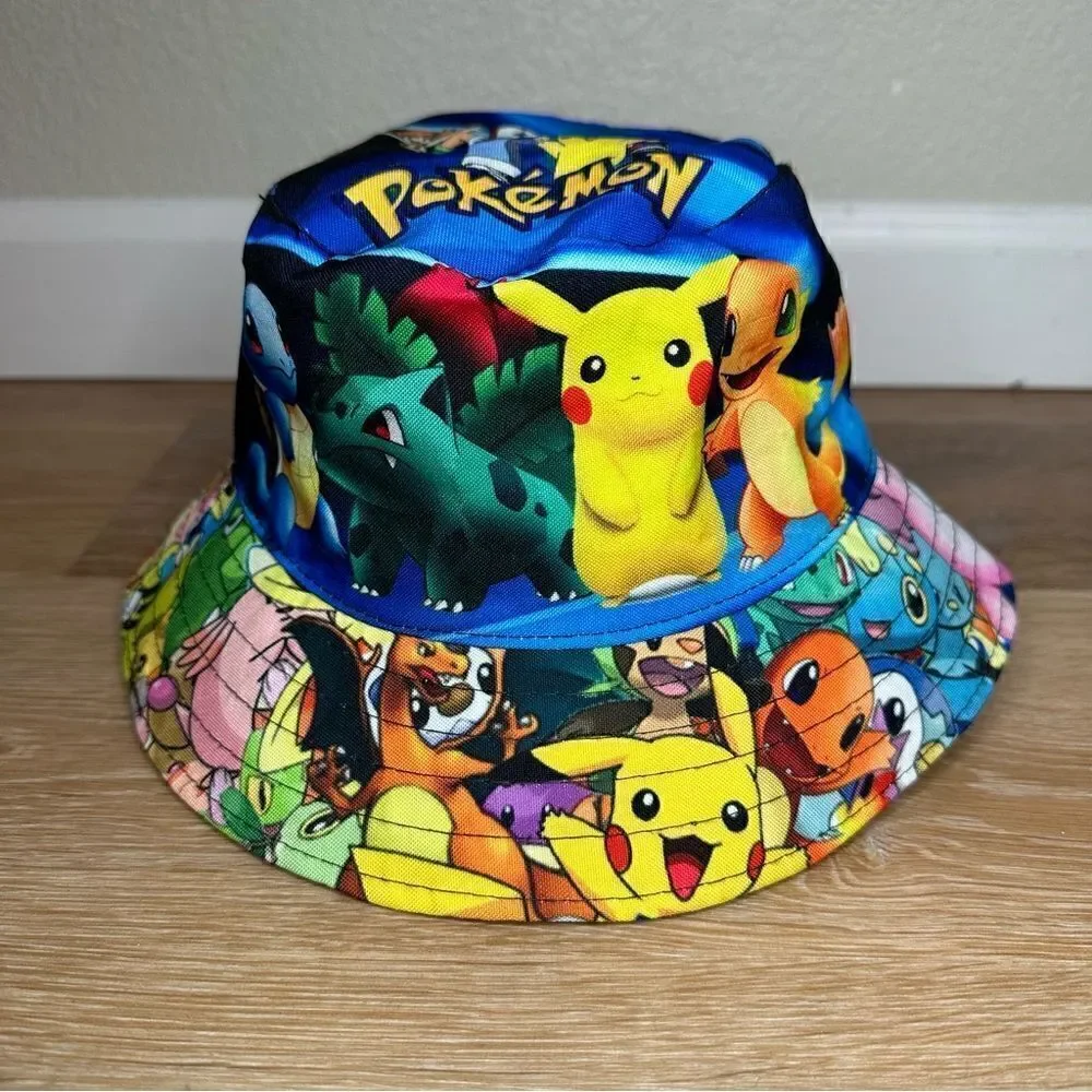 Pokemon Unisex Toddler Kids Packable Bucket Hat